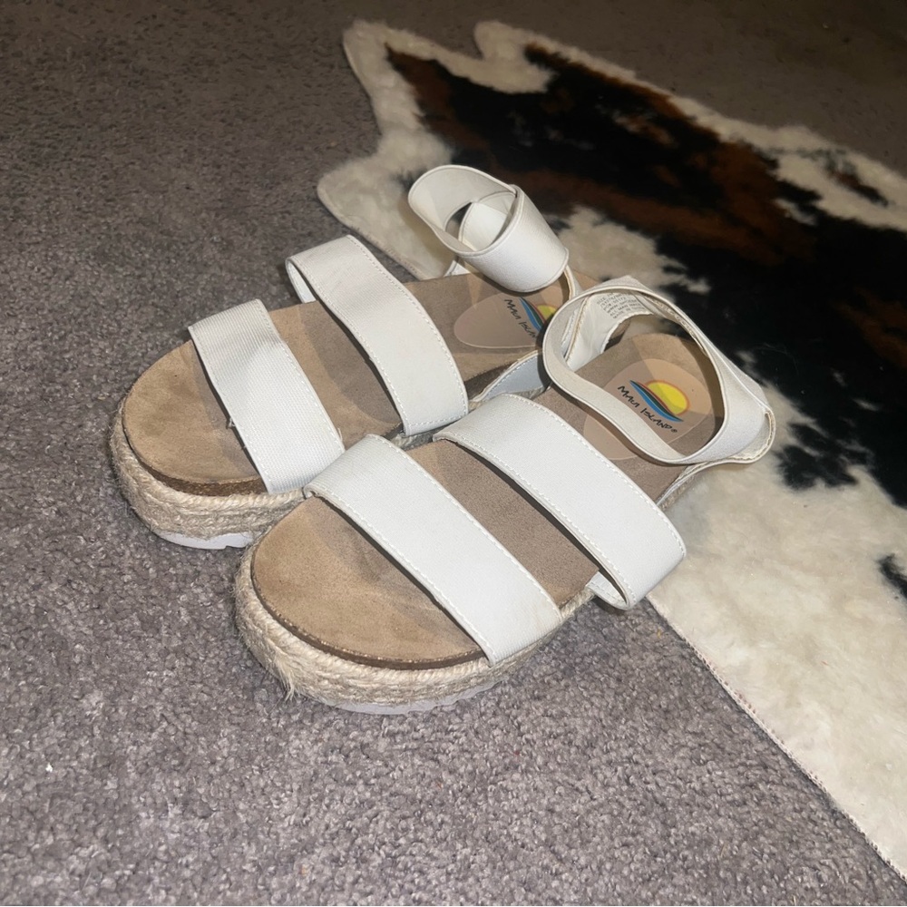 White Strappy Sandals